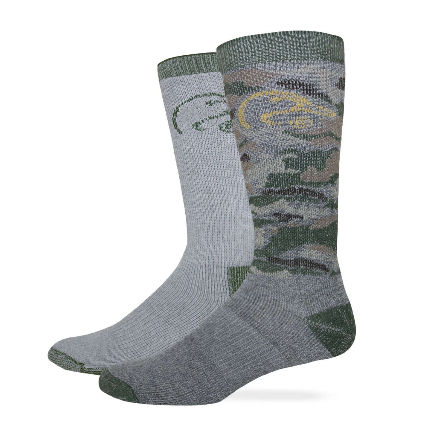 Ducks Unlimited Full Cushion Merino Wool Blend Boot Socks 2 Pair
