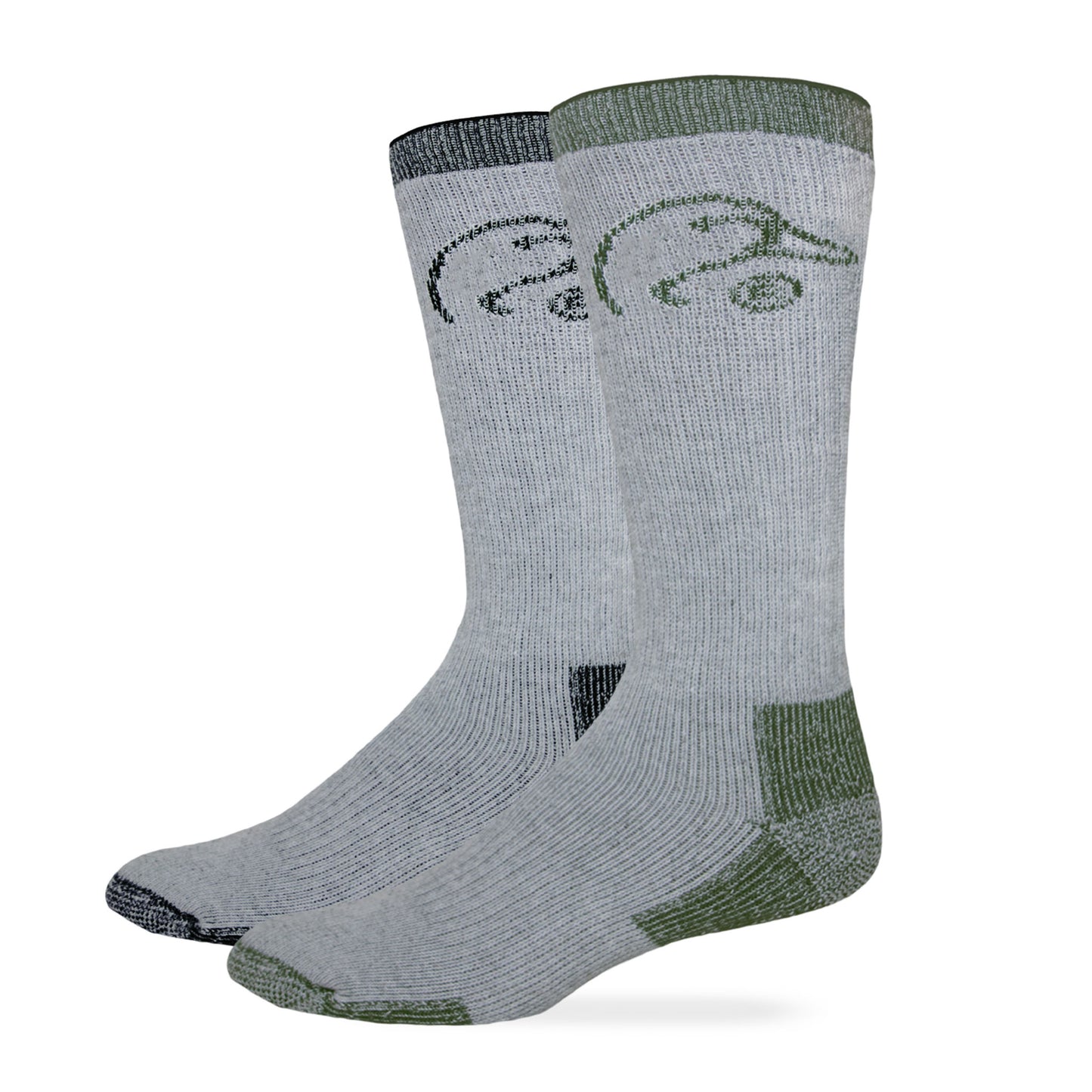 Ducks Unlimited Men's Full Cushion Merino Wool Blend Boot Socks 2 Pair