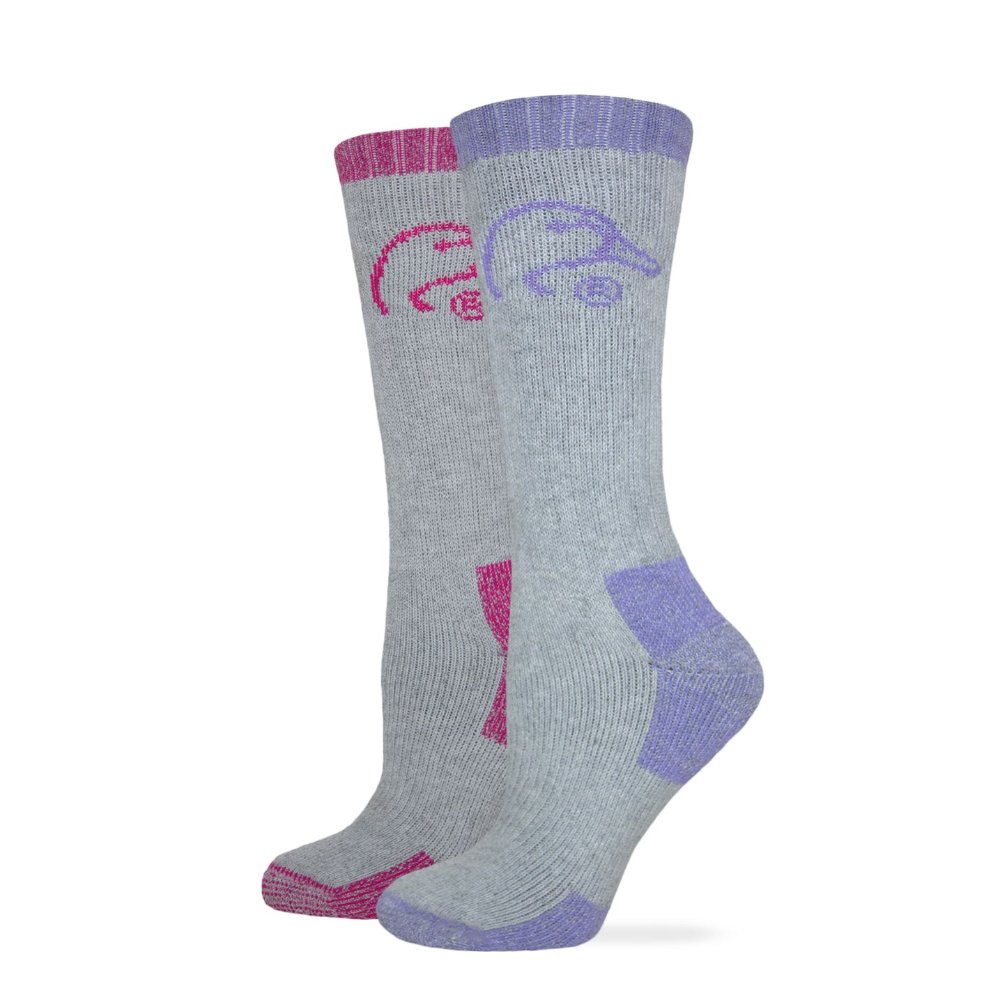 Ducks Unlimited Ladies Full Cushion Merino Wool Blend Boot Socks 2 Pair