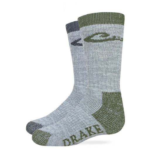 Drake Kids Merino Wool Blend Boot Sock 2 Pair Pack