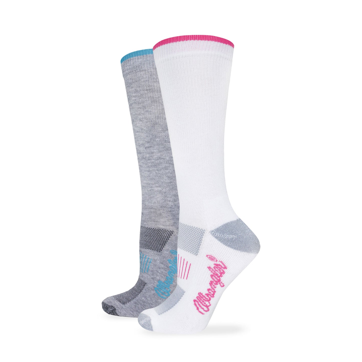 Wrangler Ladies Ultra-Dri Everyday Crew Socks 2 Pair