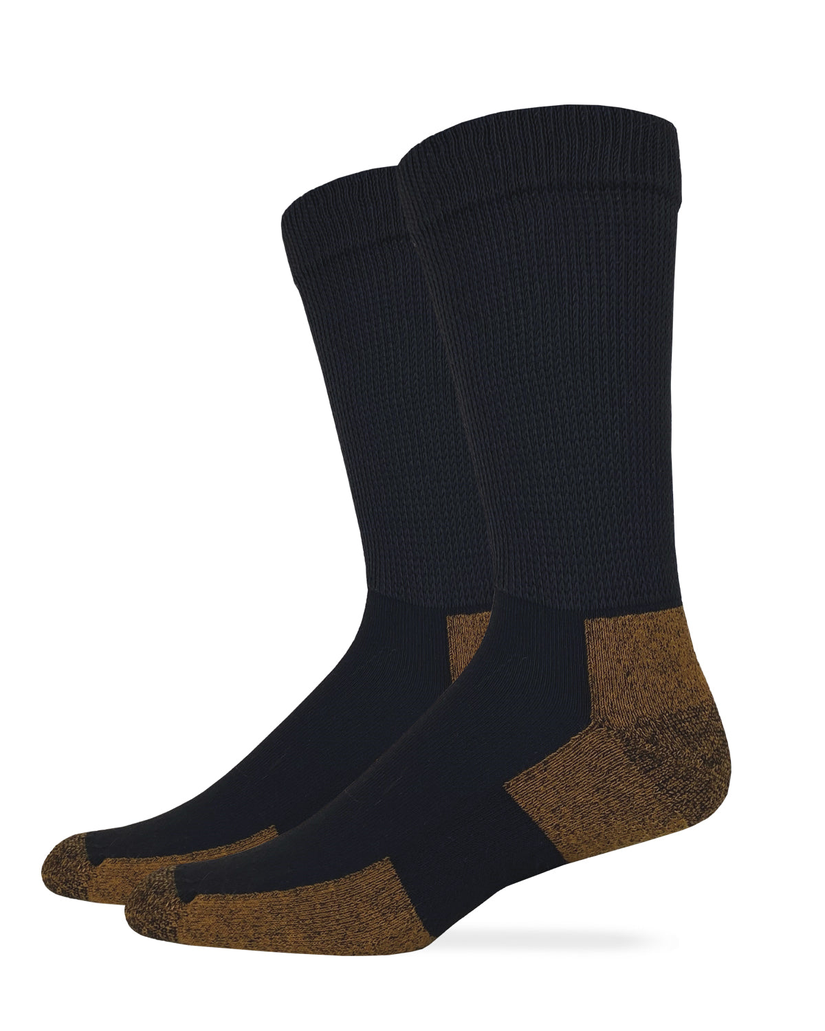 Carolina Ultimate Men's Non-Binding Cupron Copper Socks 2 Pair Pack
