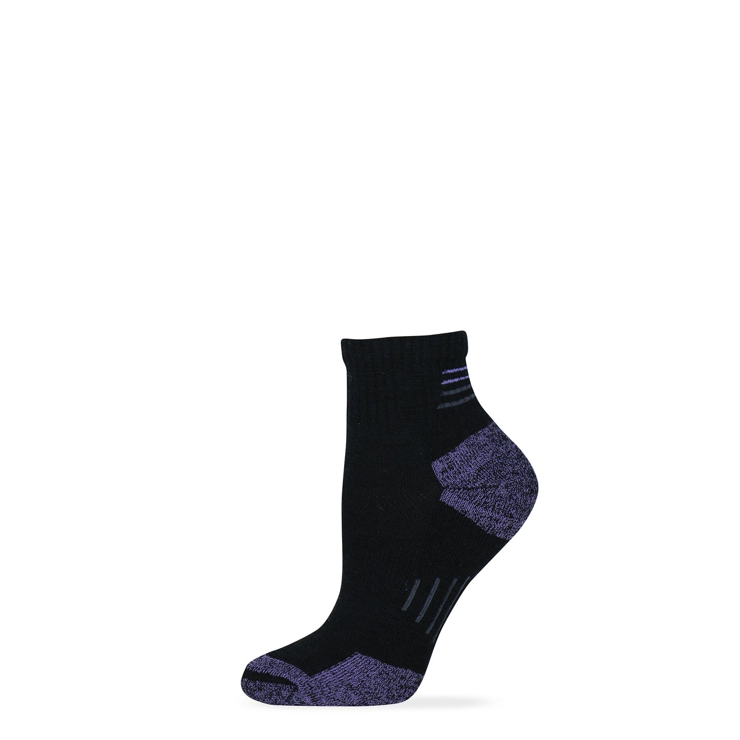 Wise Blend Ladies Merino Wool Blend Hiker Quarter Sock 1 Pair Pack