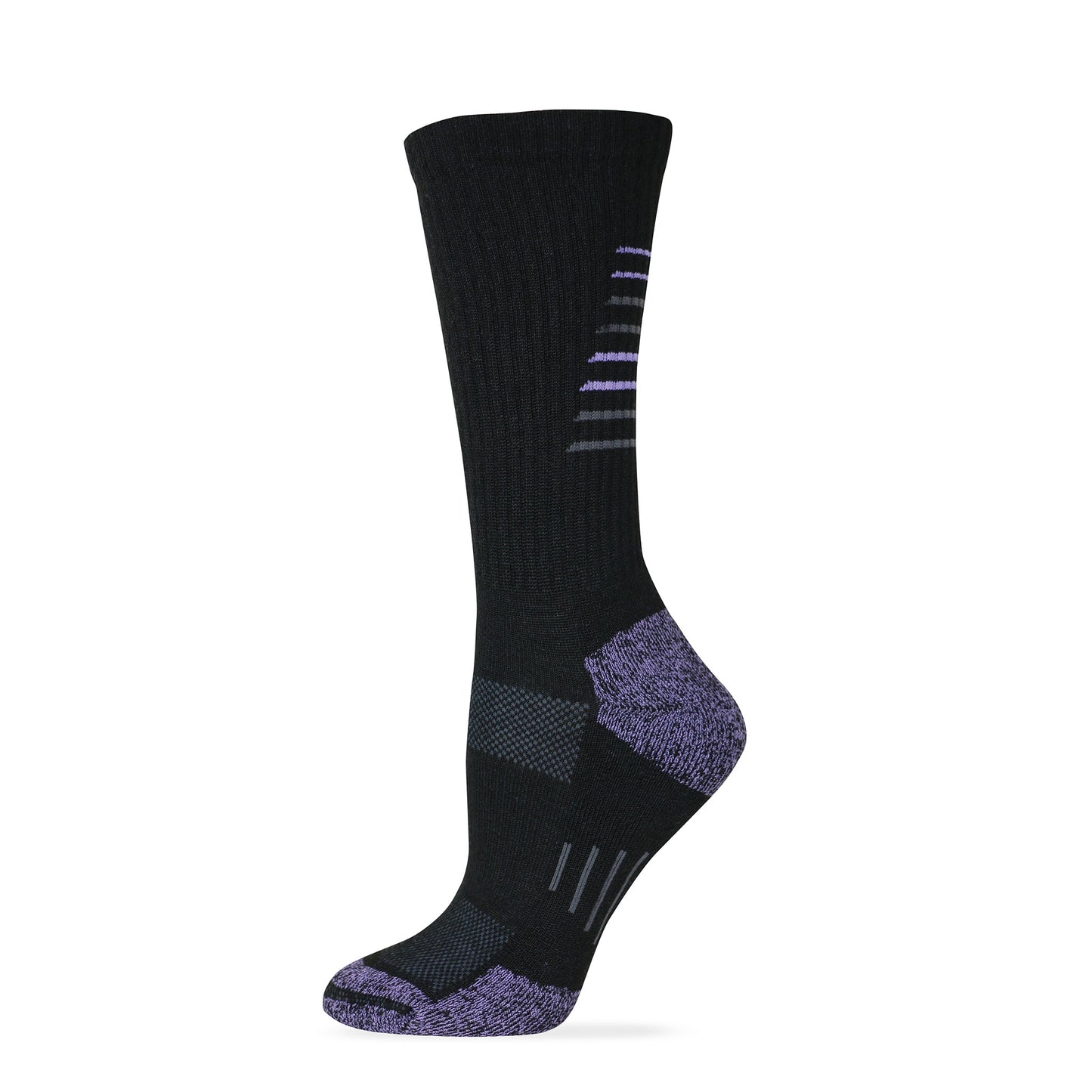 Wise Blend Ladies Merino Wool Blend Hiker Crew Socks 1 Pair Pack
