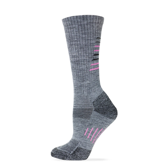 Wise Blend Ladies Merino Wool Blend Hiker Crew Socks 1 Pair Pack