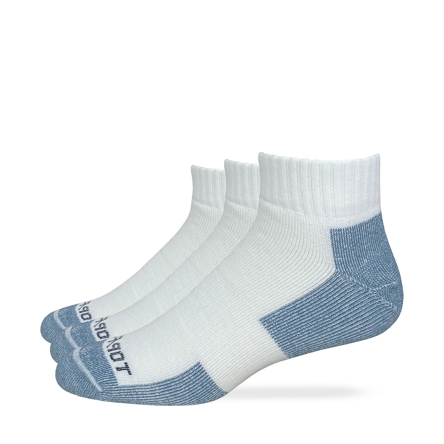 Top Flite Mens Full Cushion Quarter Socks 3 Pack