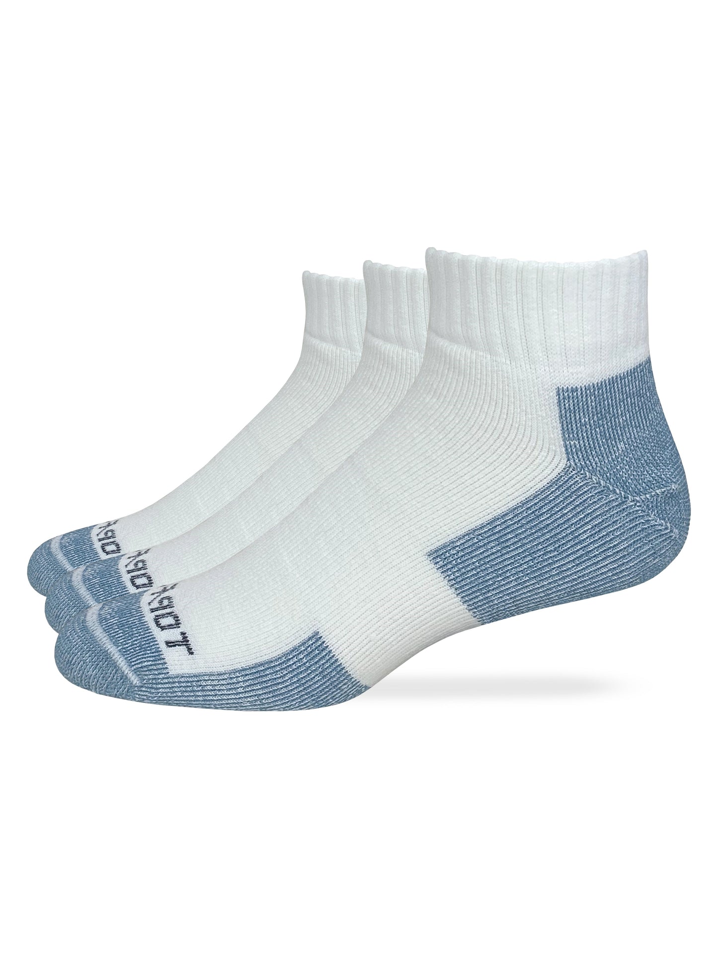 Top Flite Mens Full Cushion Quarter Socks 3 Pack