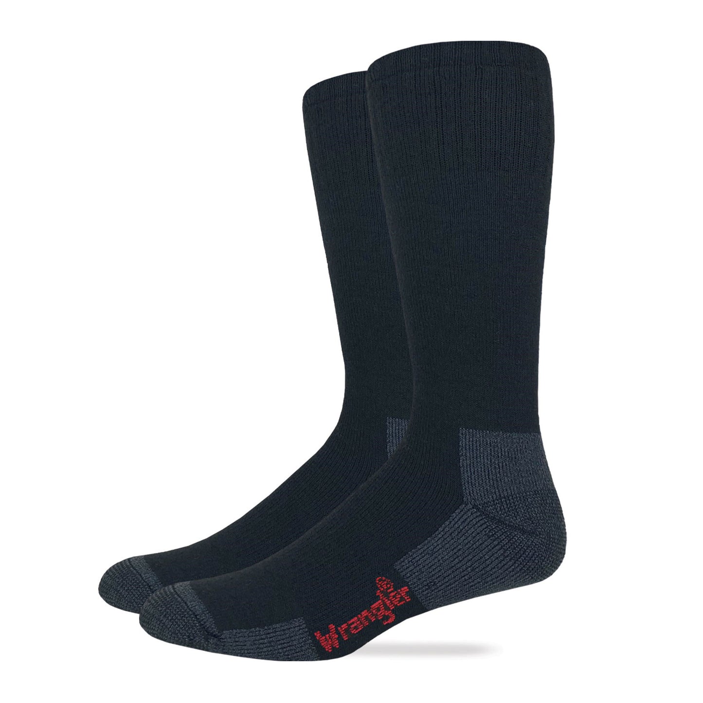 Wrangler Men's Ultra Dri Merino Wool Blend Work Socks 2 Pair
