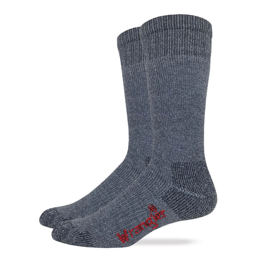 Wrangler Men's Ultra Dri Merino Wool Blend Work Socks 2 Pair
