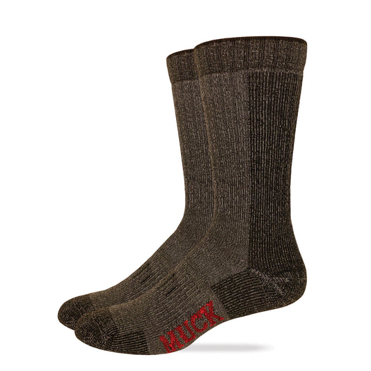 Muck Boot Mens Merino Wool Heavyweight Mid Calf Boot Socks 2 Pair Pack