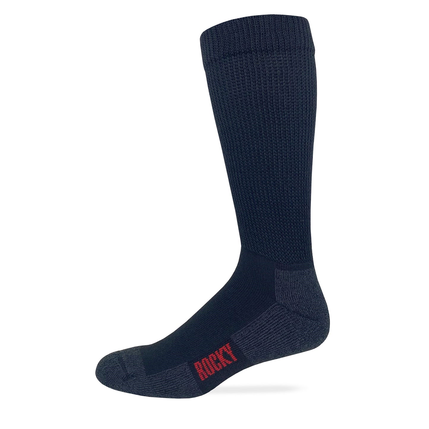 Rocky Mens Non Binding Merino Wool Blend Boot Socks 1 Pair Pack