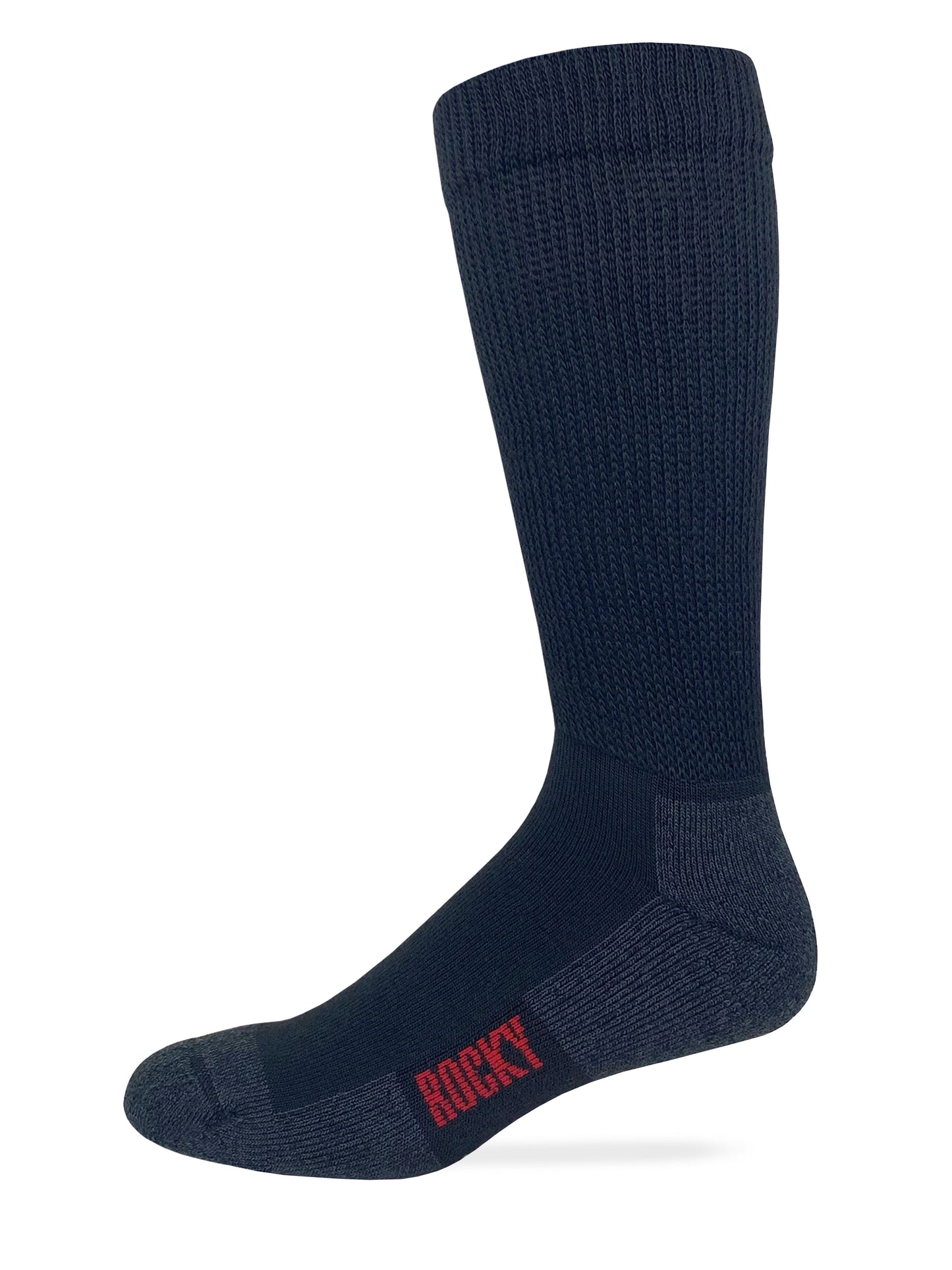 Rocky Mens Non Binding Merino Wool Blend Boot Socks 1 Pair Pack