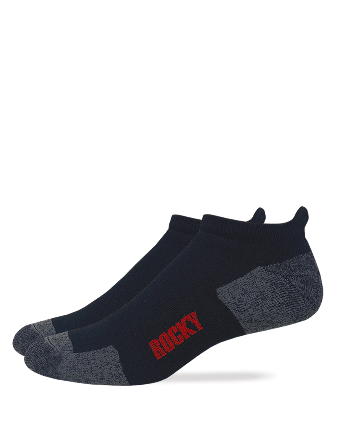 Rocky Mens Ultra Dri Low Cut Heel Tab Socks 2 Pair Pack