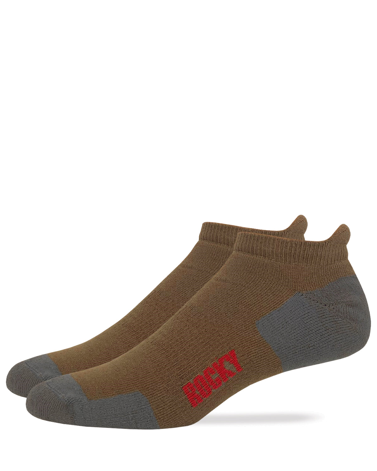 Rocky Mens Ultra Dri Low Cut Heel Tab Socks 2 Pair Pack