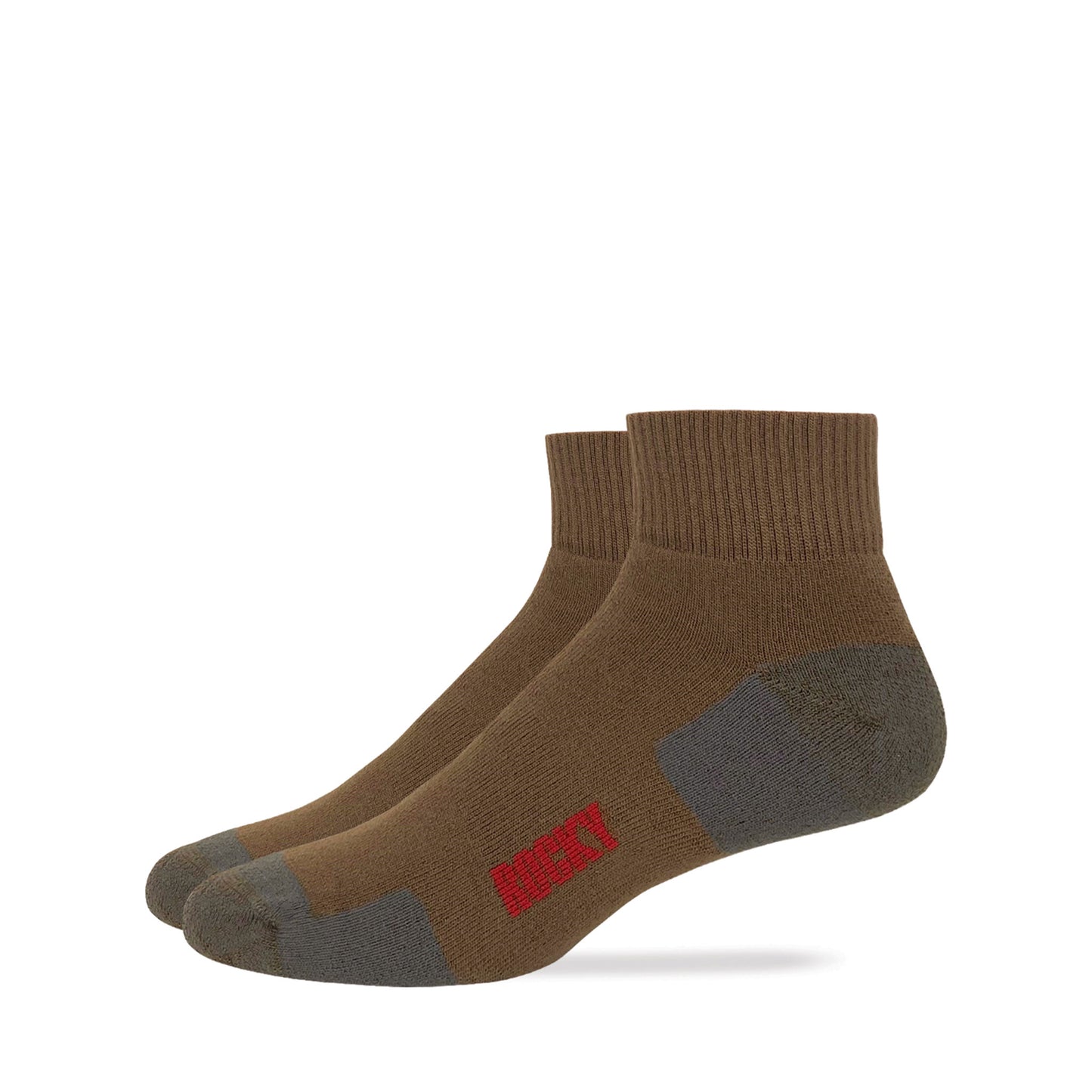Rocky Mens Ultra Dri Full Cushion Quarter Socks 2 Pair Pack