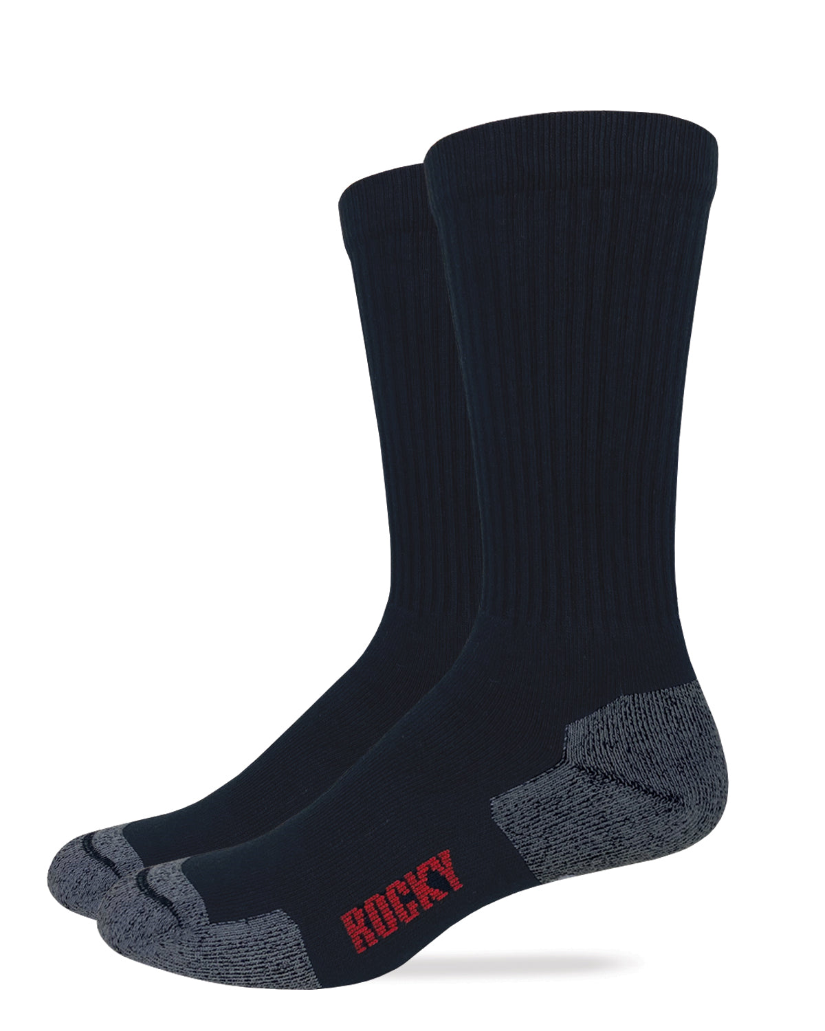 Rocky Mens Ultra Dri Full Cushion Crew Socks 2 Pair Pack