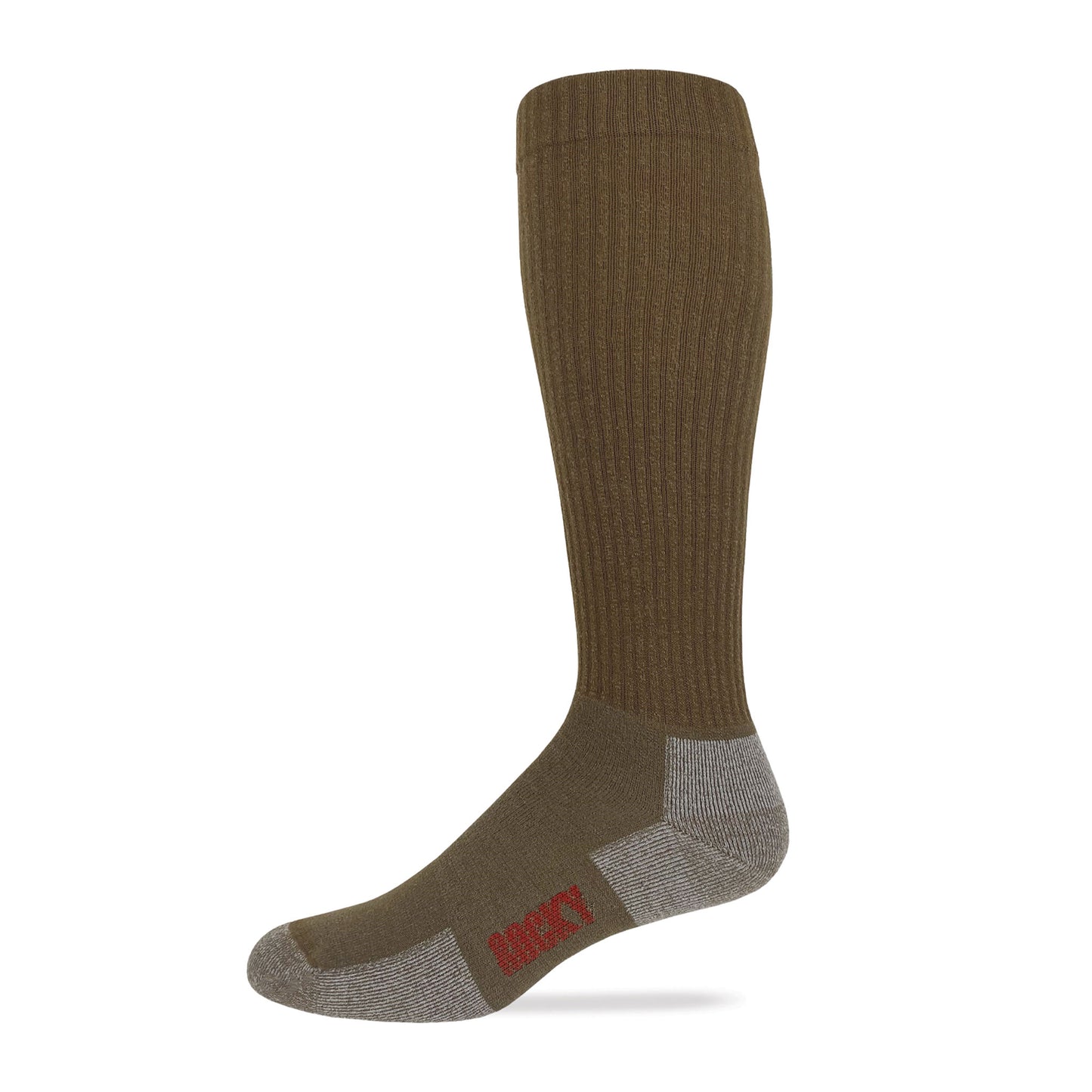 Rocky Mens Merino Wool over the calf All Season Boot Socks 1 Pair Pack