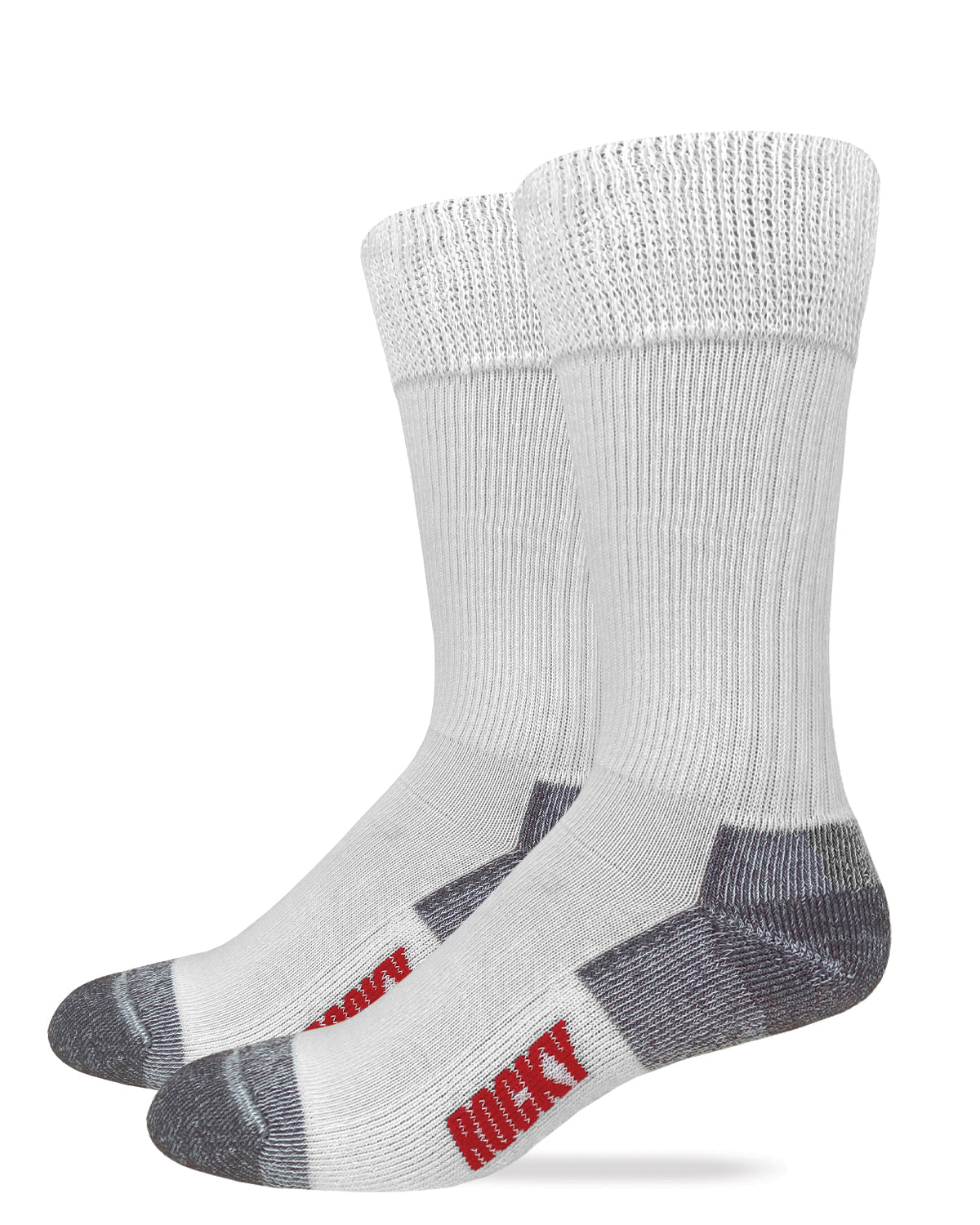 Rocky Mens Ultra Dri Non Binding Stretch Top Crew Work Boot Socks 2 Pair Pack