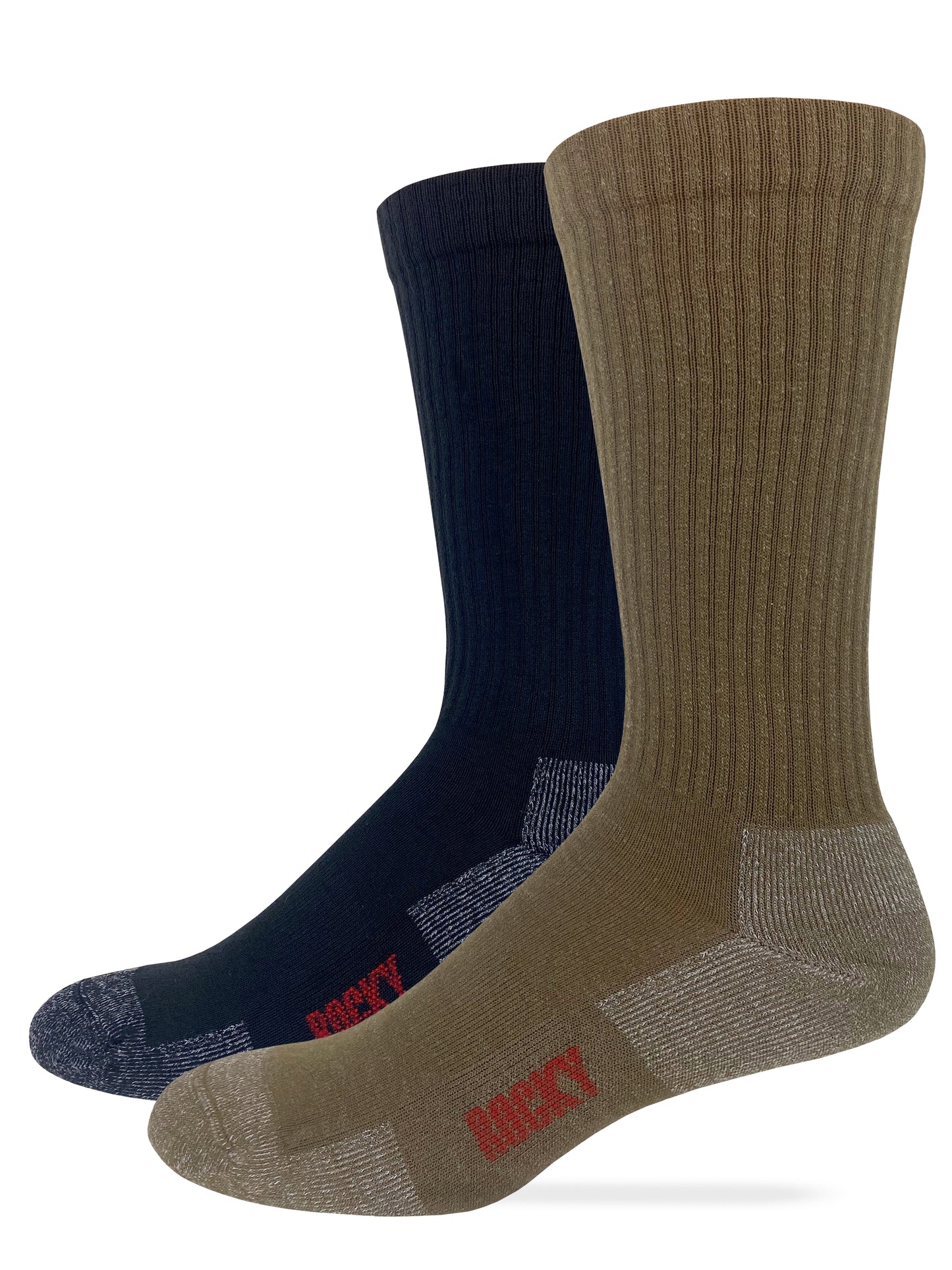 Rocky Mens All Season Lightweight Merino Wool Crew Boot Socks 1 Pair Pack