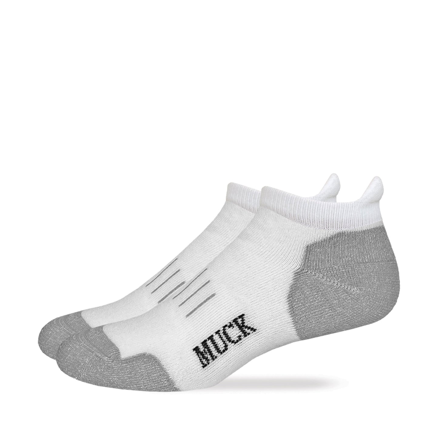 Muck Boot Mens Ultra Dri Low Cut Heel Tab Socks 2 Pair Pack