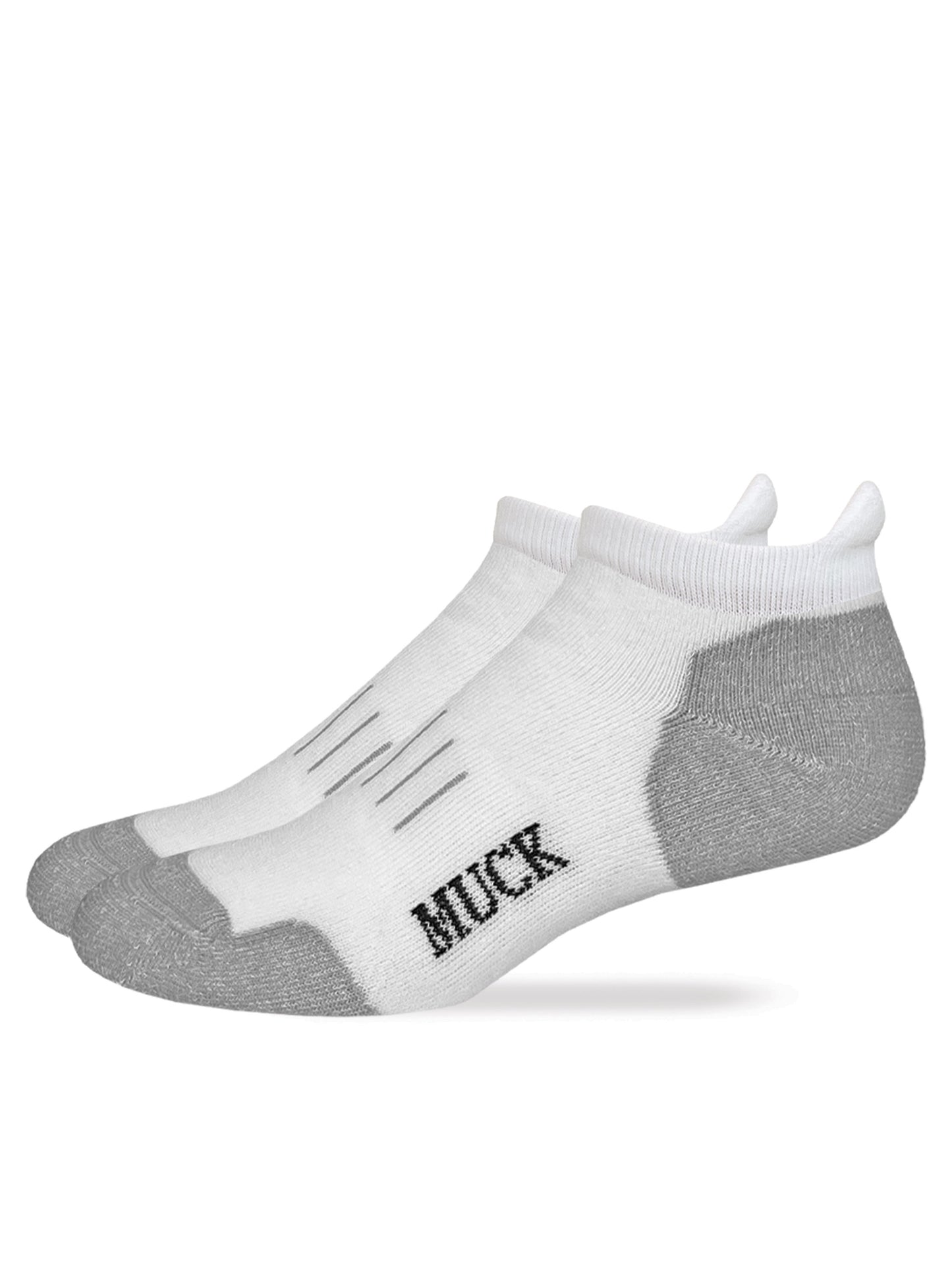 Muck Boot Mens Ultra Dri Low Cut Heel Tab Socks 2 Pair Pack