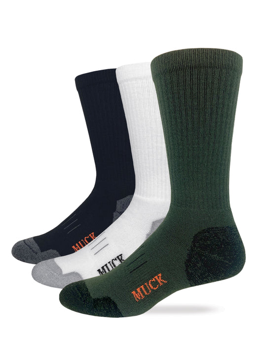 Muck Boot Mens Ultra Dri Full Cushion Quarter Socks 2 Pair Pack