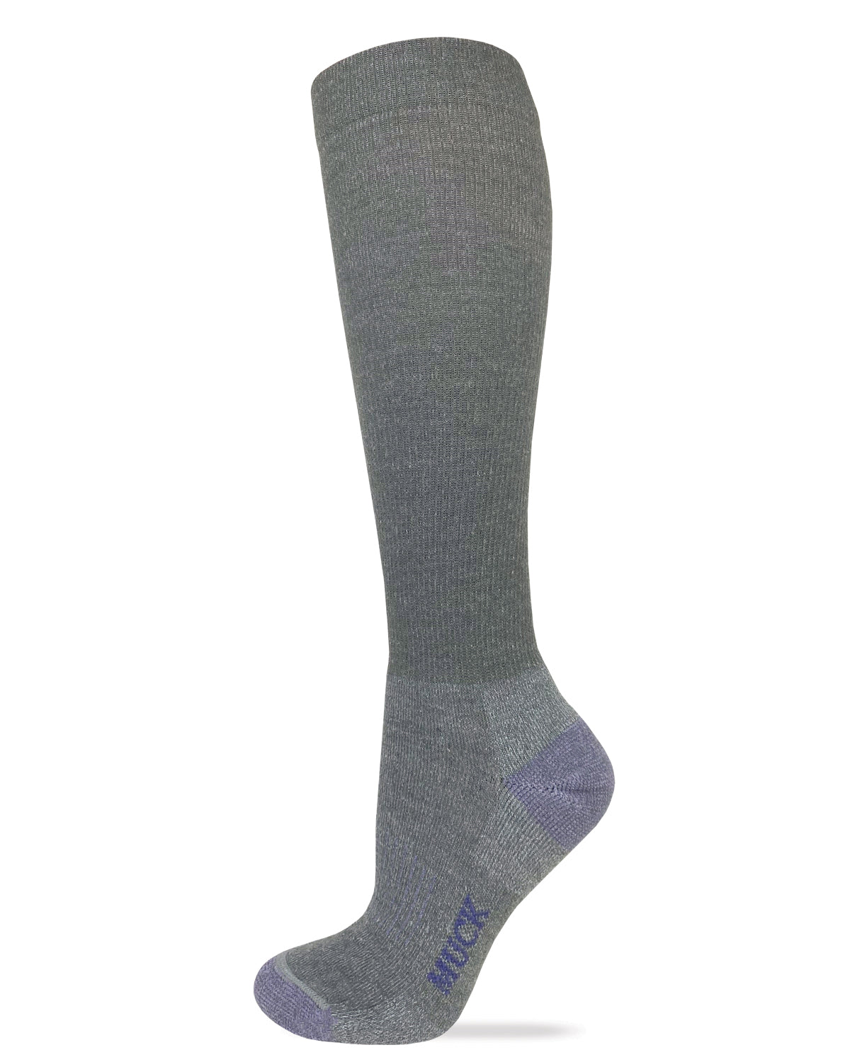 Muck Boot Ladies Lightweight 65% Merino Wool Knee High Boot Socks 1 Pair Pack