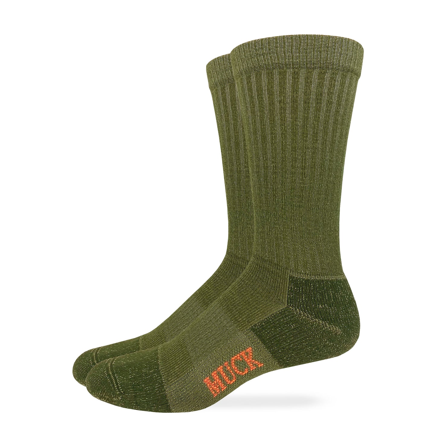 Muck Boot Mens Ultra Dri Year Round Crew Boot Socks 2 Pair Pack