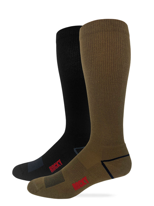 Rocky Mens Ultra Dri Seamless Toe Western Boot Socks 1 Pair Pack