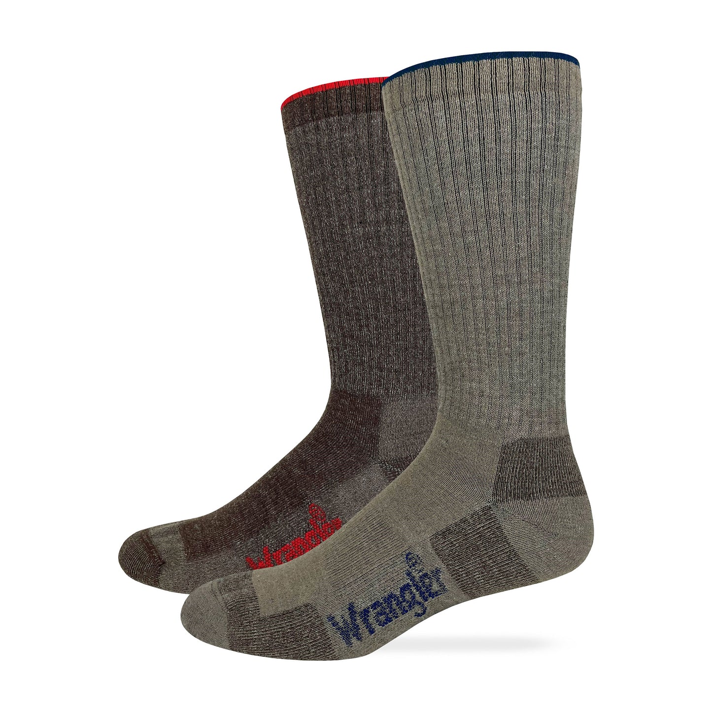 Wrangler Men's Riggs Merino Wool Mid Calf Work Boot Socks 2 Pack