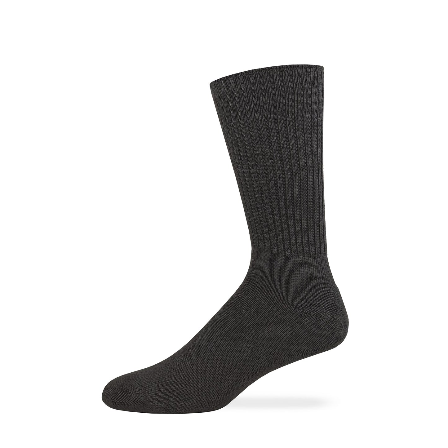 Carolina Ultimate Mens Lightweight Cotton Casual Rib Crew Socks 1 Pair