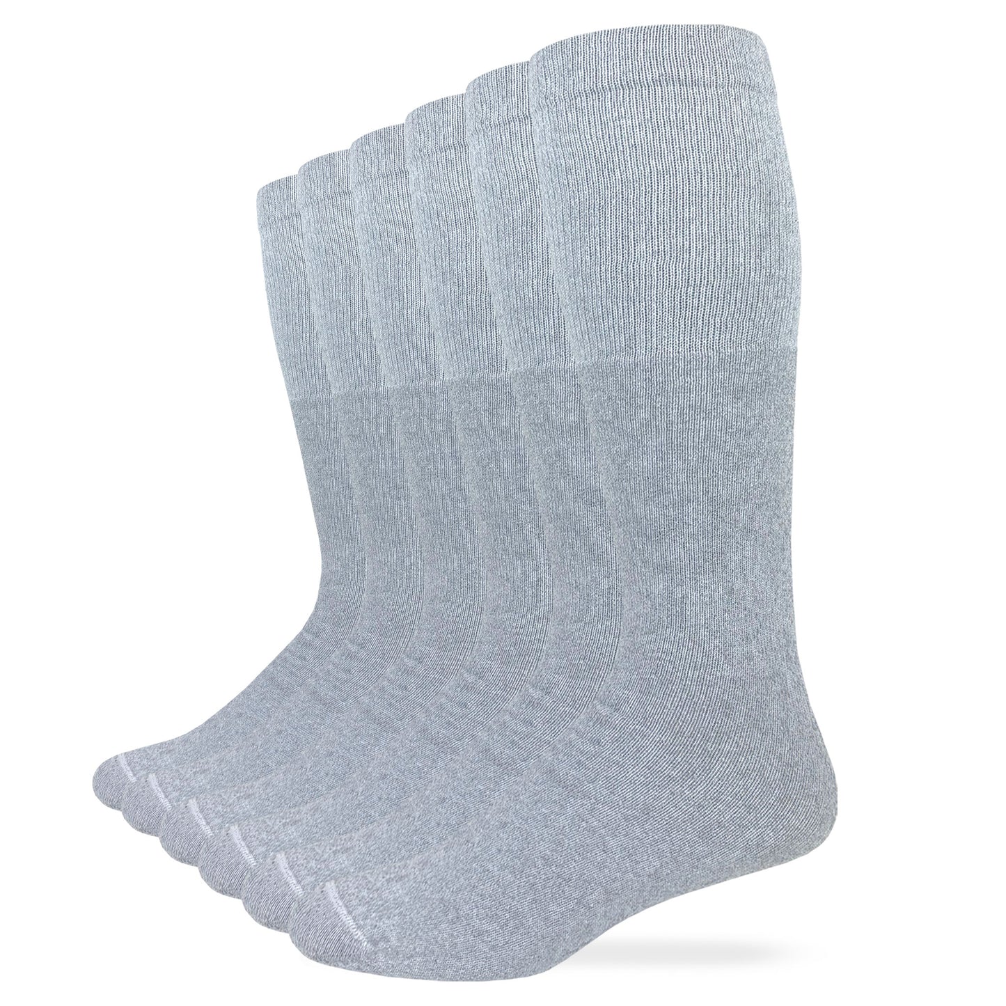 Carolina Ultimate Mens Cotton Tube Socks 6 Pair Pack