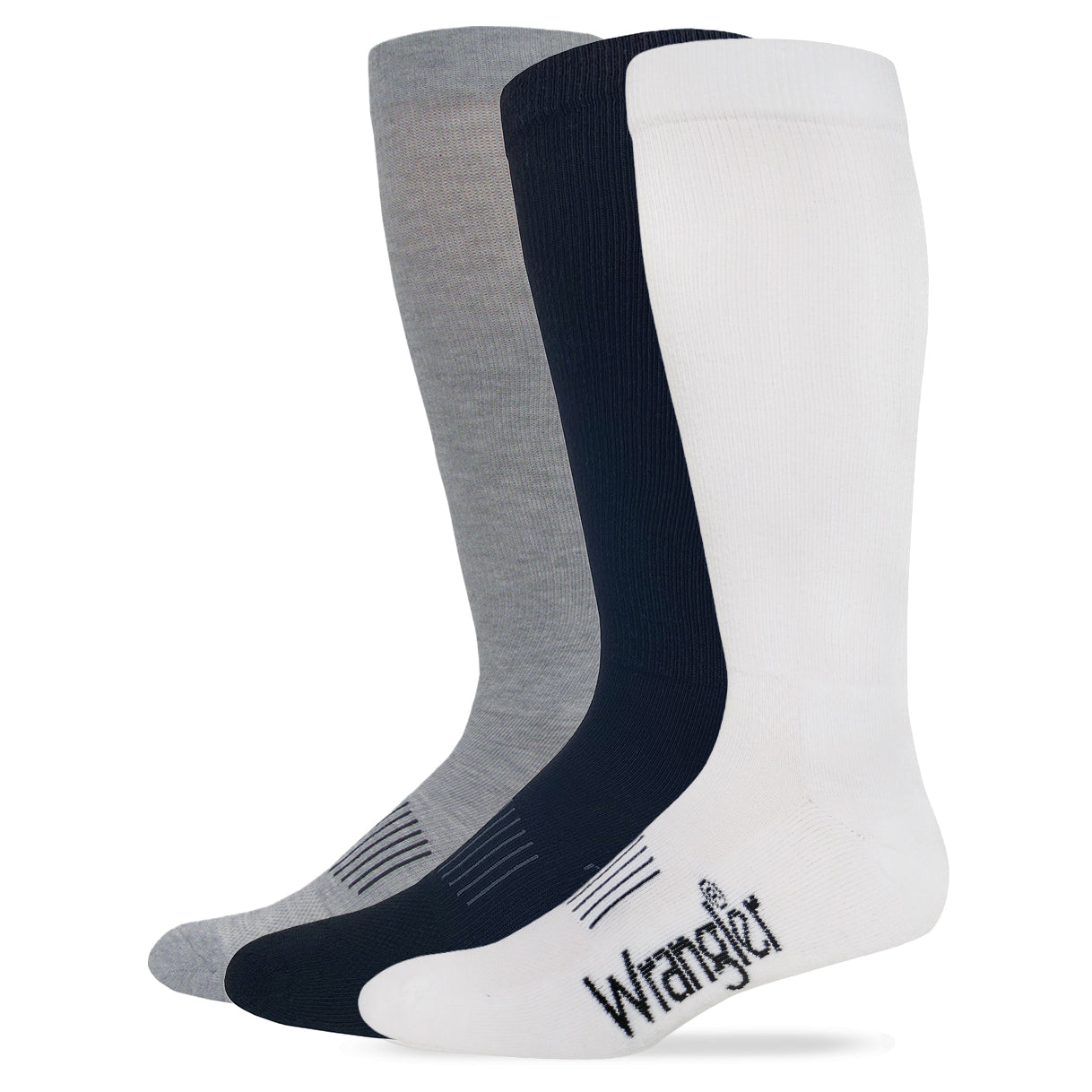 Wrangler Men's Seamless Toe Western Boot Socks 1 Pair