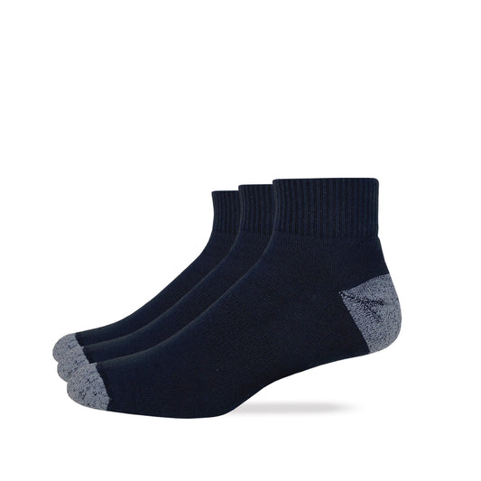 Carolina Ultimate Men's Cotton Quarter Socks 3 Pair