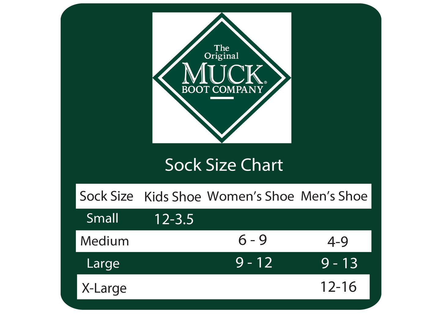 Muck Boot Mens 70% Merino Wool Full Cushion Tall Boot Socks 1 Pair Pack