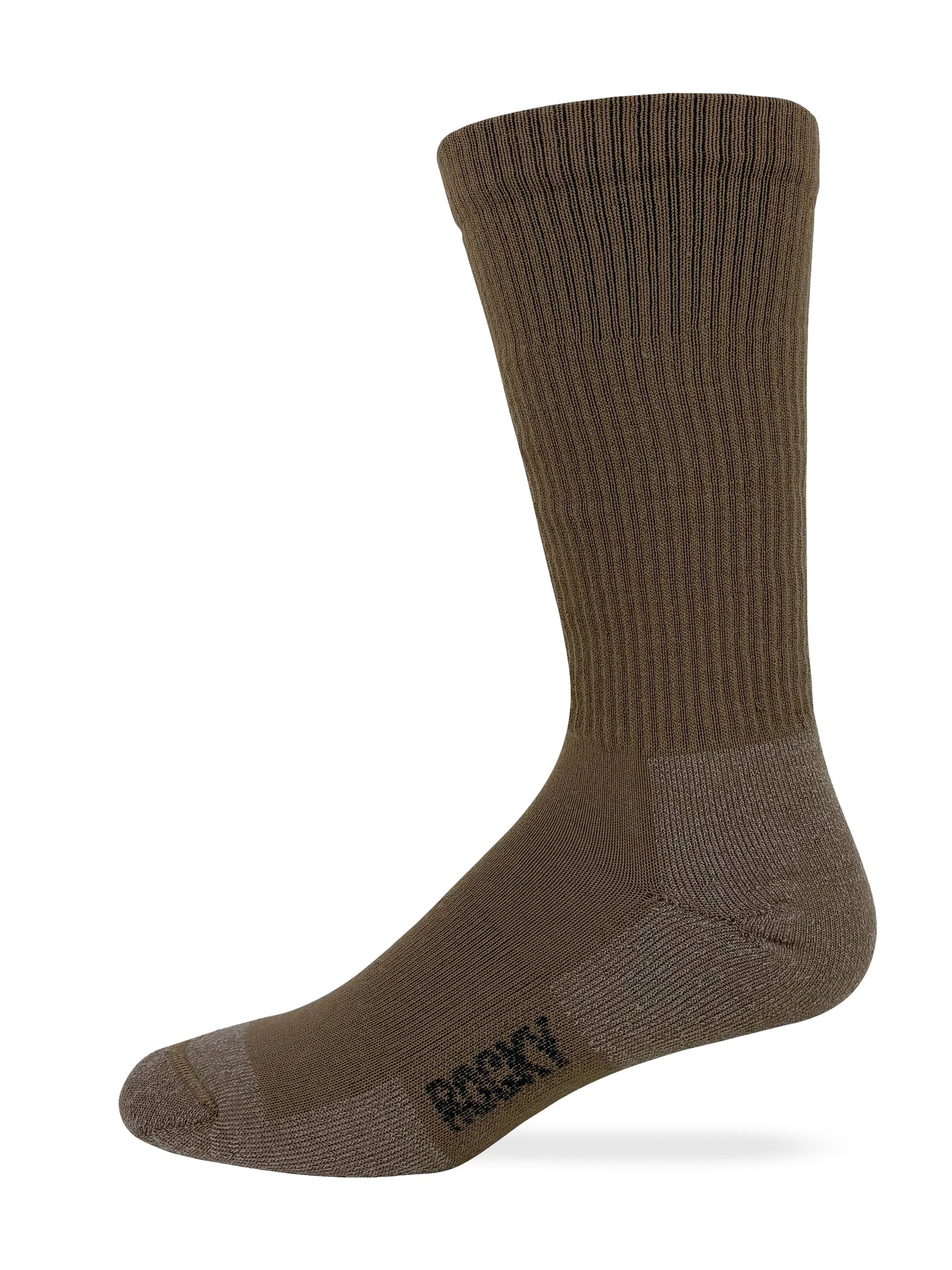 ROCKY Mens Merino Wool Year Round Military Crew Socks 1 Pair Pack