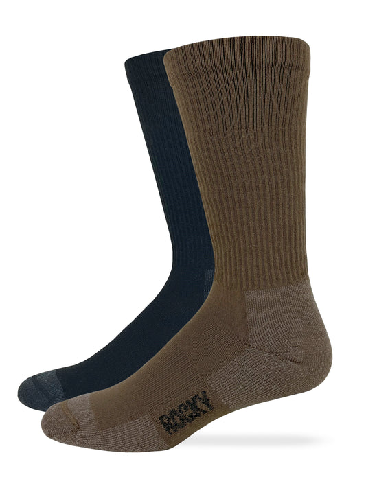 ROCKY Mens Merino Wool Year Round Military Crew Socks 1 Pair Pack