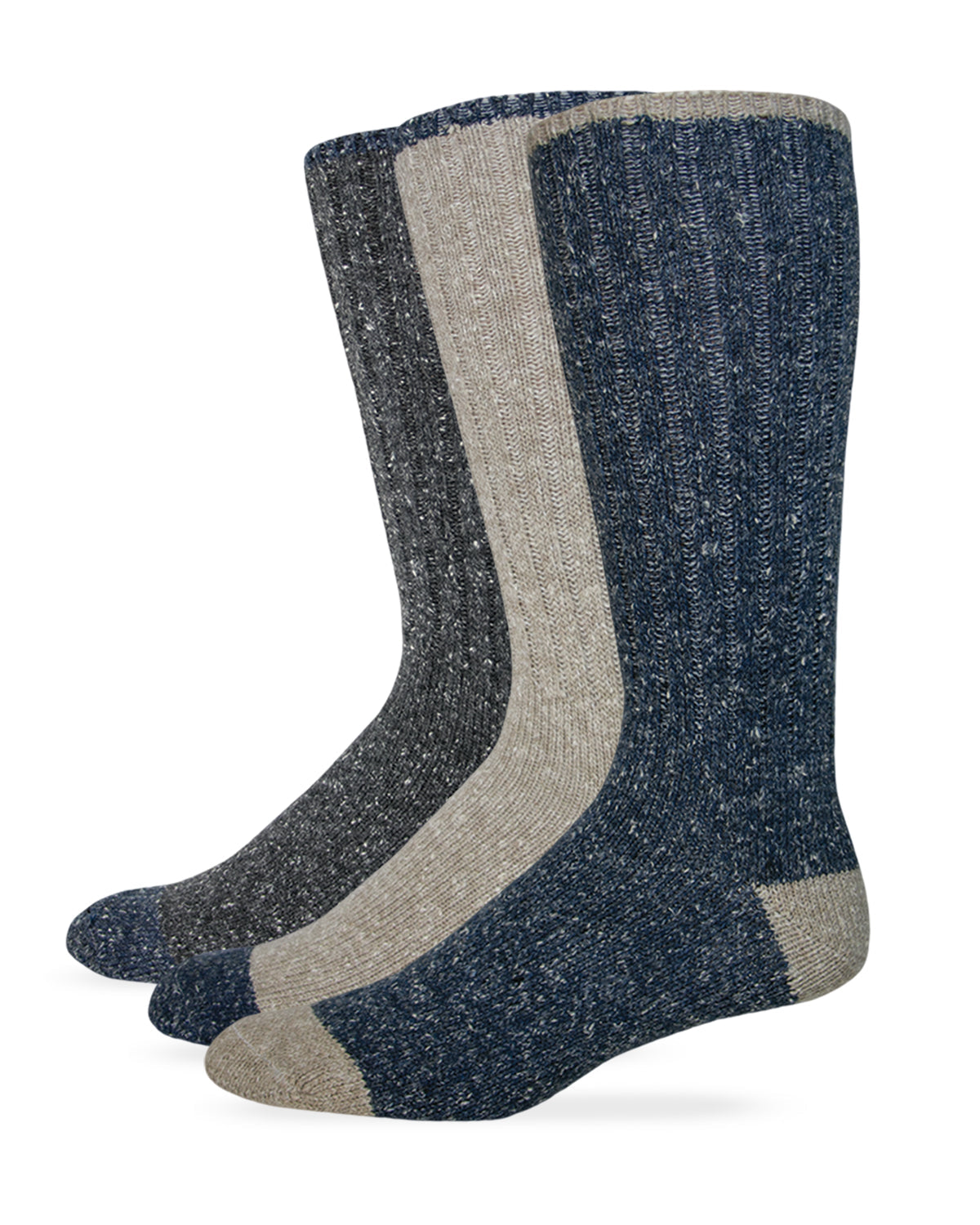 Wise Blend Men's Marl Boot Socks 1 Pair