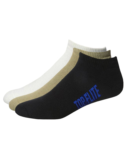 Top Flite Men's Sport Full Cushion Low Cut Socks 3 Pair Pack
