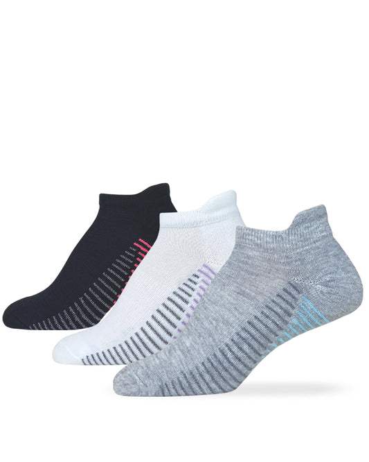 Carolina Ultimate Ladies Ultra-Dri Cushion Foot Heel Tab Socks 3 Pair