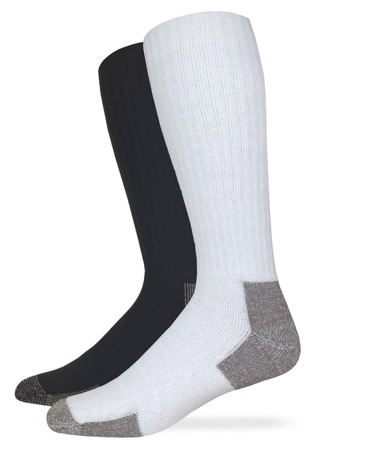Carolina Ultimate Men's Ultra-Dri Over The Calf Steel Toe Work Socks 2 Pair