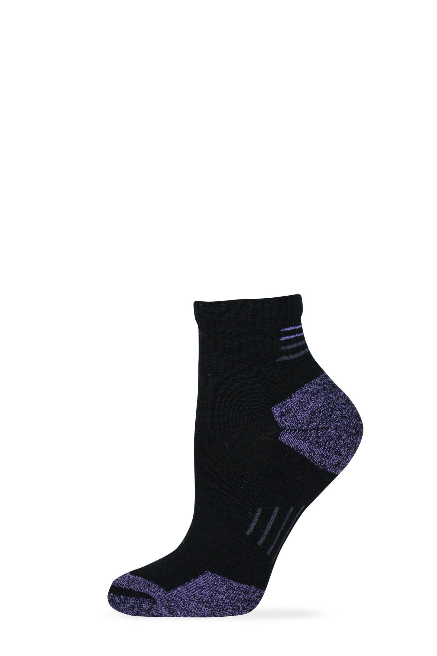Wise Blend Ladies Merino Wool Blend Hiker Quarter Sock 1 Pair Pack