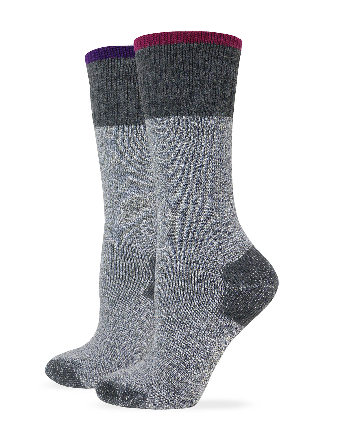 Wise Blend Womens Merino Wool Blend Marl Full Cushion Boot Socks 1 Pair Pack
