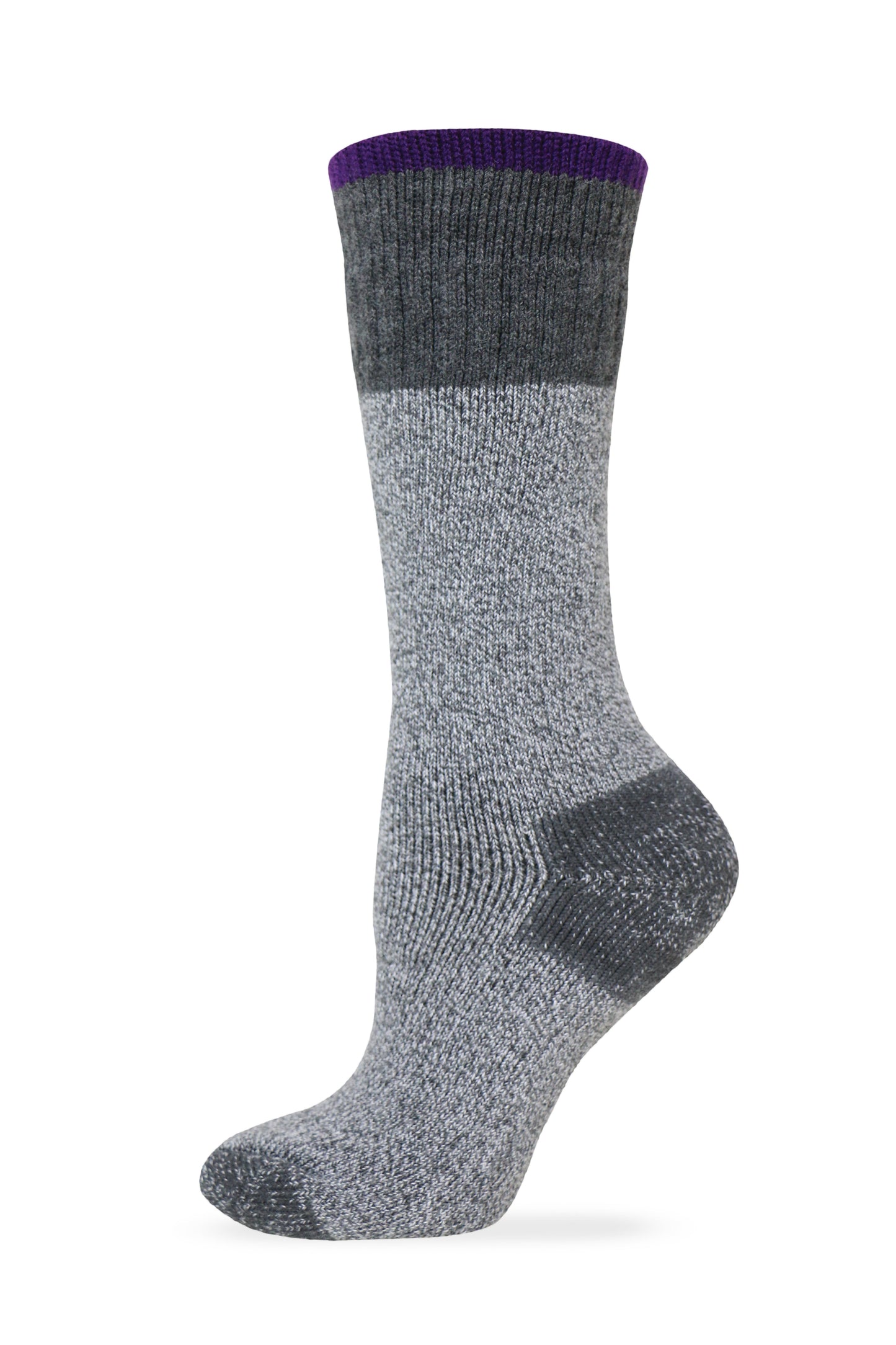 Wise Blend Womens Merino Wool Blend Marl Full Cushion Boot Socks 1 Pair Pack
