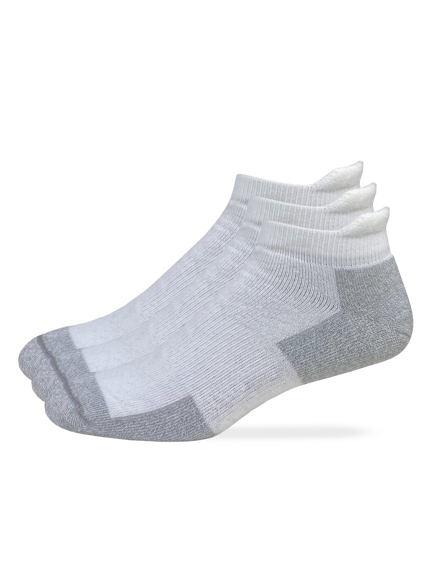 Carolina Ultimate Mens Ultra Dri Low Cut Heel Tab Athletic Socks 3 Pair Pack