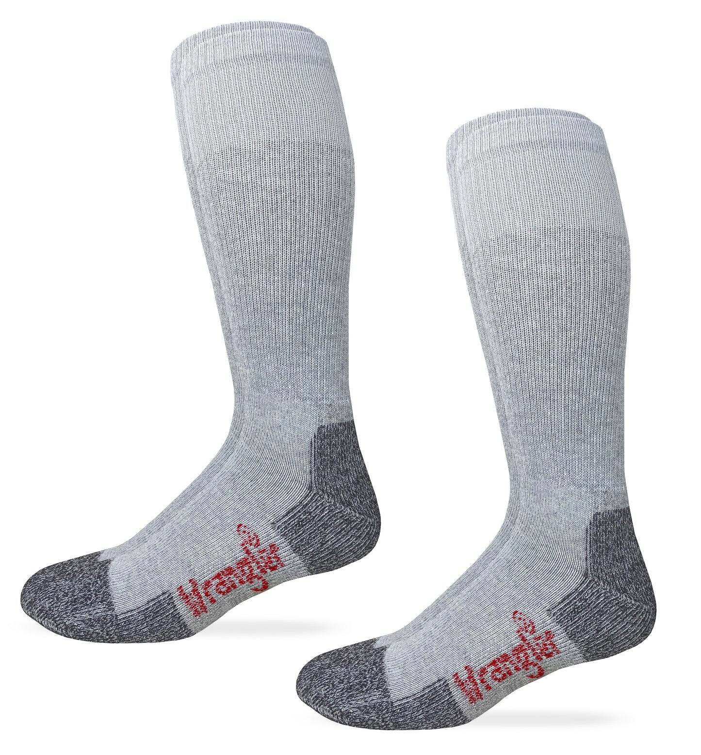 Wrangler Riggs Mens Cotton over the calf Work Boot Socks 2 Pair Pack