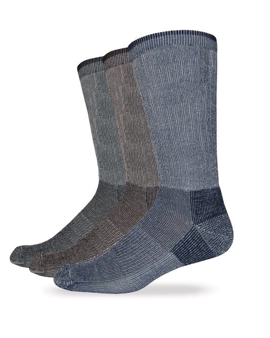 Carolina Ultimate Men's Everyday Merino Wool Blend Crew Socks 1 Pair Pack