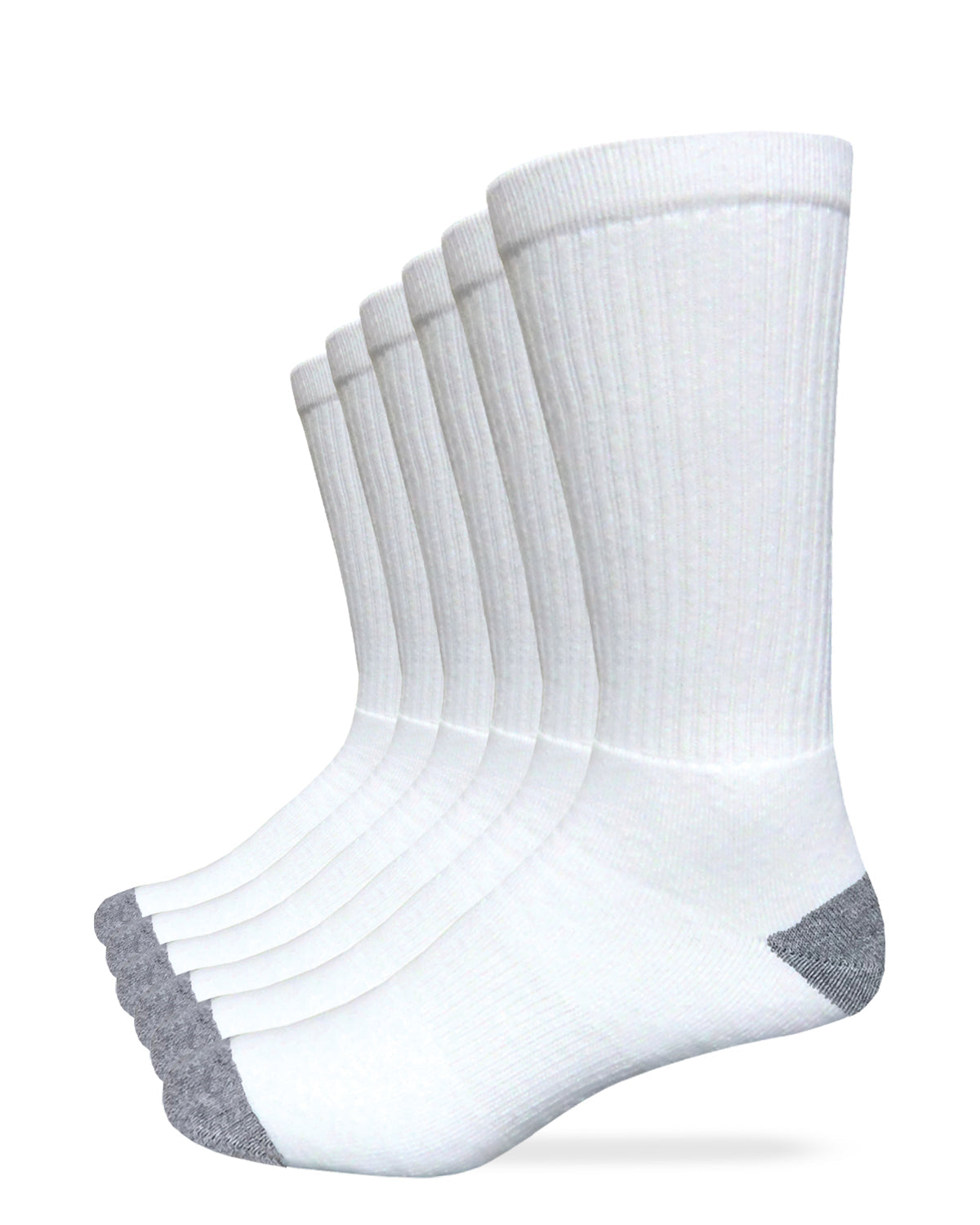 Carolina Ultimate Men's Cotton Crew Work Socks 6 Pair Pack