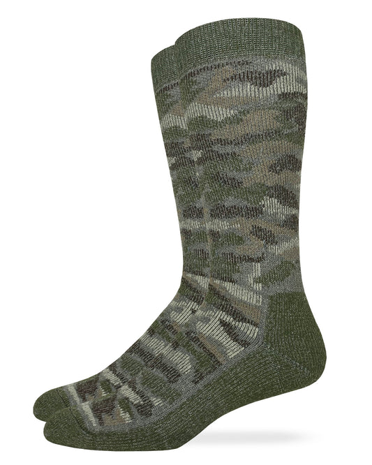 Carolina Ultimate Men's Camo Merino Wool Blend Boot Socks 1 Pair