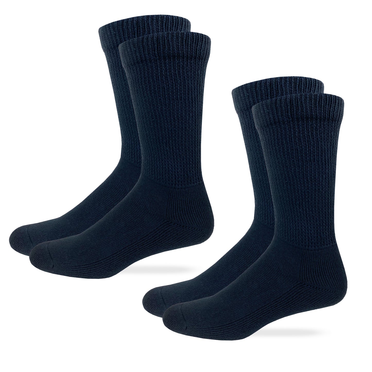 Carolina Ultimate Non-Binding Cotton Crew Socks 2 Pair